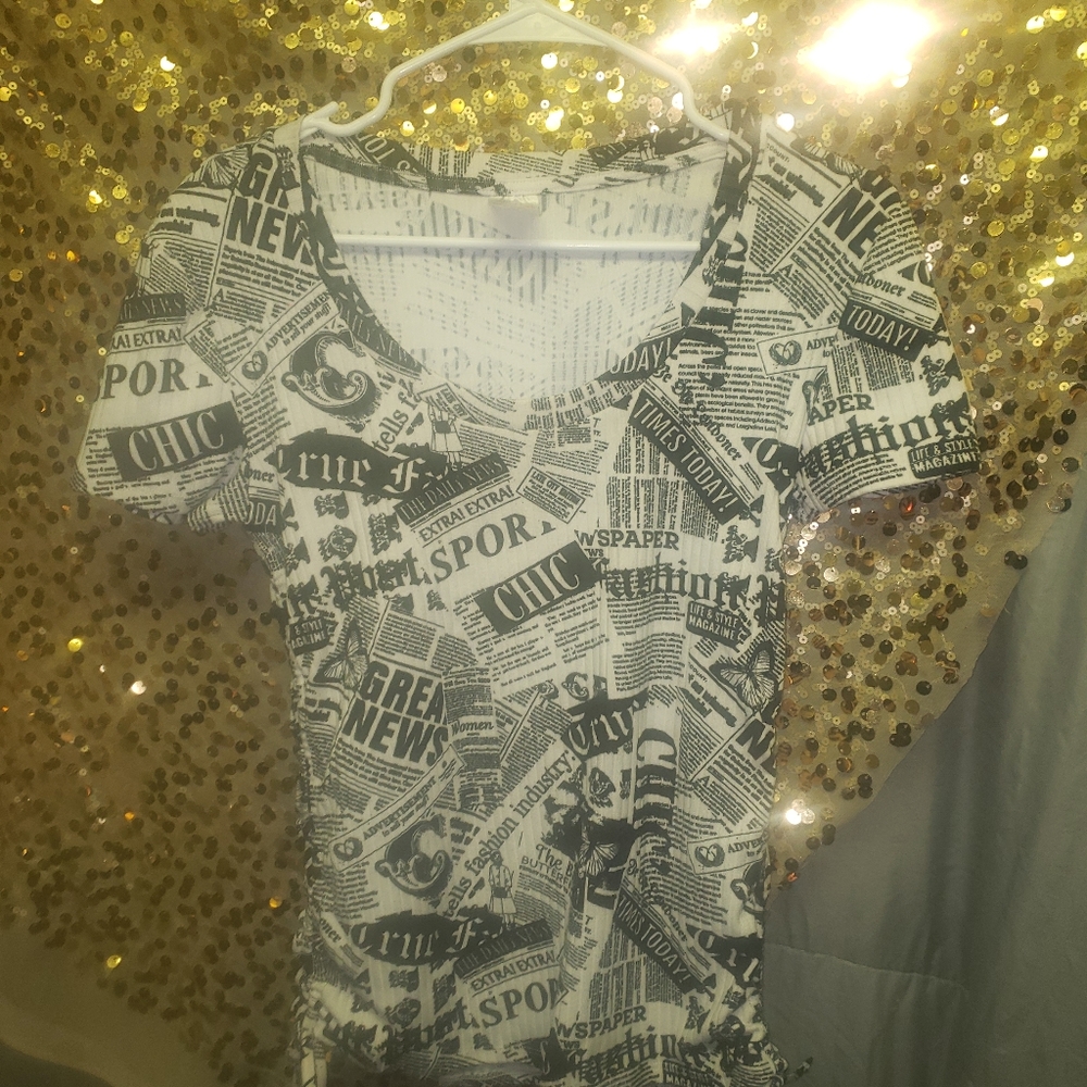 Shirt sleeve shirt sz medium Charlotte russe